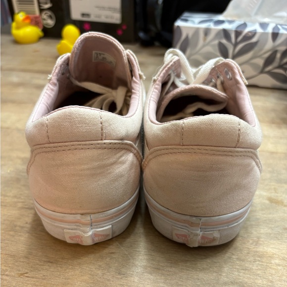 Vans Women's Light Pink Canvas Sneakers - Picture 3 of 4